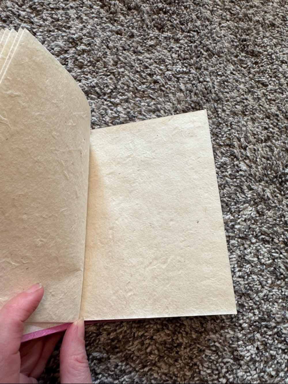 Handmade Pink Cover Decorative Mini Notebook - Picture 2 of 2